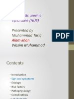 Hemolytic Uremic Syndrome (HUS) : Presented by Muhammad Tariq