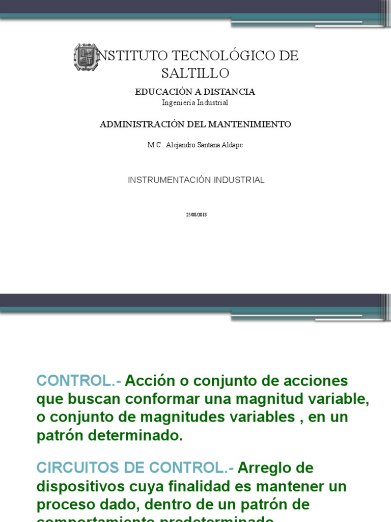 Control Automático en Ingeniería Industrial | PDF