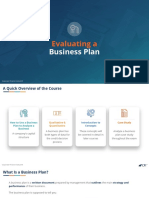 Evaluating A: Business Plan