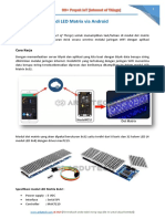 MENAMPILKAN TEXT DI LED MATRIX