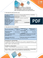 Guía de Actividades y Rúbrica de Evaluación - Caso 2 Comprender Conceptos Básicos de Macroeconomía