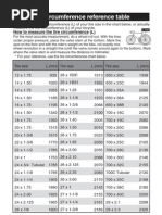 Tire Size Chart