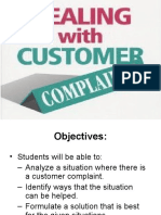 Customer Complaints ROLEPLAY