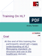 HL7 Training - Basic