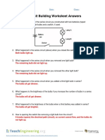 Series Circuit Building Worksheet Answers: Name: Date: Class