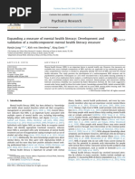 Mental Health Literacy Scale (MHLS) | PDF | Anxiety | Depression (Mood)