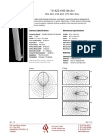 TA-823-4-65 Sector: Electrical Specifications Mechanical Specifications