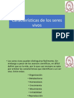 Caracteristicas de Los Seres Vivos