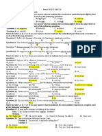 Practice Test 4 MCQs