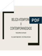 Beleza Atemporal x Contemporaneidade - Fortaleza 05 10 2019-