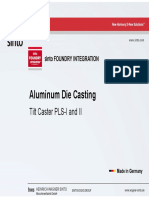 Aluminum Die Casting Machines: Tilt Caster PLS-I and PLS-II