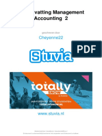 Stuvia 476136 Samenvatting Management Accounting 2