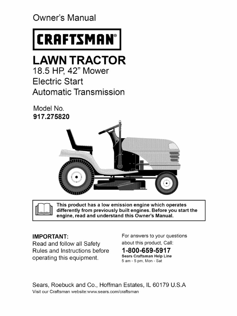 Craftsman DLT 3000 | Tractor | Manual Transmission