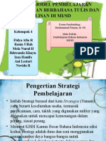 Model-Model Pembelajaran Ketrampilan Berbahasa Tulis Dan Lisan Di