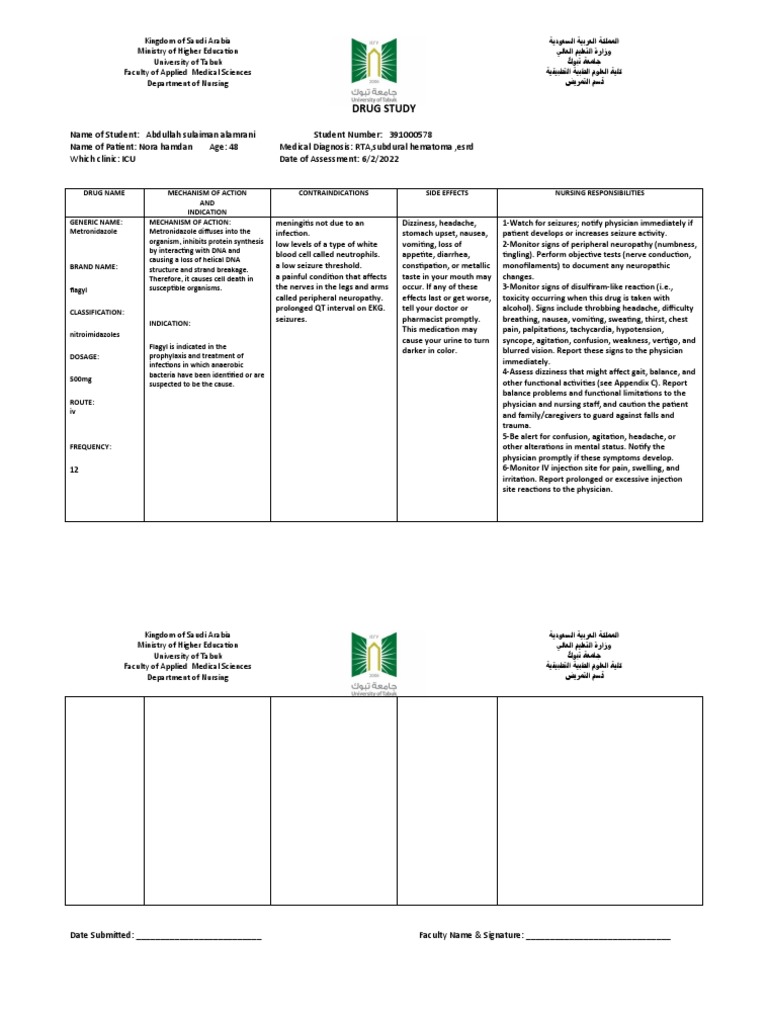 Flagyl Iv For C Diff