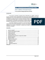 Módulo 1 - Calidad y Control de Procesos (Teoría)