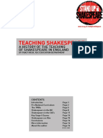 RSC Education History of Teaching Shakespeare