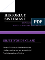 Historia y sistemas del conductismo