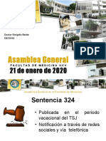 Asamblea General de La Facultad de Medicina21Enero