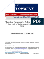 Theoretical Framework For Conflict Resol