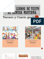 Nuevos Libros de Texto de Lengua Materna Español 3° y 4° Grado