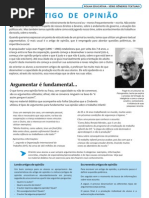 Folha Educativa Artigo de Opiniao