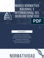 005 Marco Normativo Nacional e Internacio0nal Del Derecho Genético - Presentación U