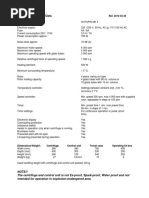 Hotspin Technical Data, Features