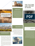 The Culture and History of Rome