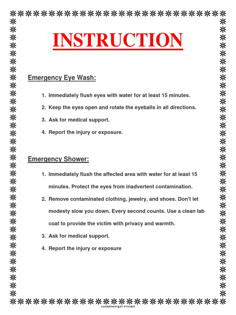 Saftey Shower Instructions PDF
