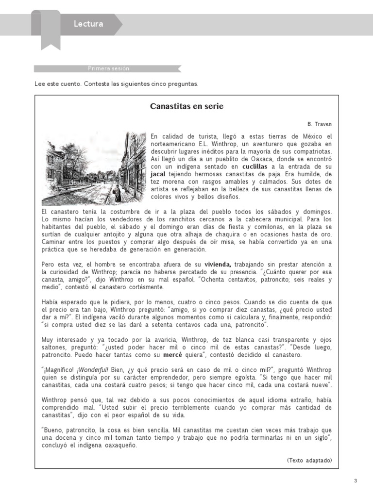 Lectura 3er Grado de Secundaria-3-14 | PDF | Envejecimiento | Pintada