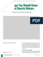 Ten Things You Should Know About Electric Motors Their Installat 2018