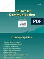 The Art of Communication - Miami-Dade University