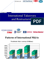 International Takeovers and Restructuring