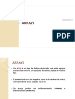 Aula sobre arrays em Pascal