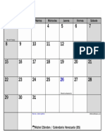 Calendario Mayo 2022 Venezuela Ds 2