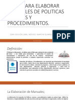 PASOS PARA ELABORAR MANUALES DE POLITICAS NORMAS Y. Nov 2021