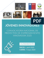 Bases Jóvenes Innovadores 2020