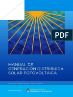 Manual de Generacion Distribuida Solar Fotovoltaica - Secretaria Energía