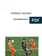 Thoracic Injuries: DR - Fatima Ejaz PT