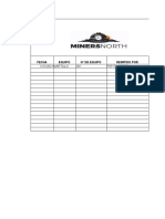 Matriz de Reporte de Mantenimiento