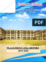 Placement Cell Report 2019-2020