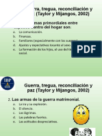 Clase N° 9 Consejería pastoral. Guerra, tregua y reconciliación.