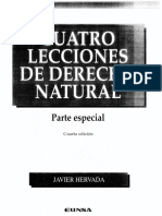 Javier Hervada - Cuatro Lecciones de Derecho Natural-Eunsa (1998)