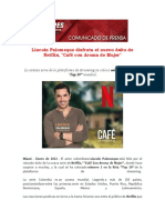 Lincoln Palomeque disfruta el nuevo éxito de Netflix, "Café con Aroma de Mujer"