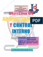 Sistemas de Administración y Control Interno Gubernamental