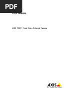 User Manual: AXIS P3301 Fixed Dome Network Camera