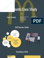 McDonalds case study analyzes business model, marketing strategies