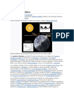 Cambio Climático