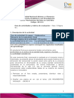 Guía de Actividades y Rúbrica de Evaluación - Paso 5 - Página Wix